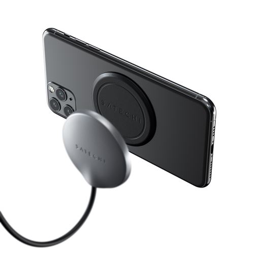 Sticker de Charge Magnétique Satechi pour iPhone 11 Gris