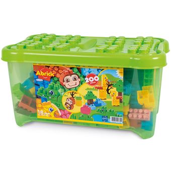 Jeu de construction Ecoiffier Coffret Jungle 200 pièces Abrick
