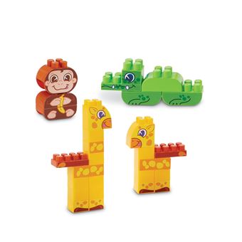 Jeu de construction Ecoiffier Coffret Jungle 200 pièces Abrick