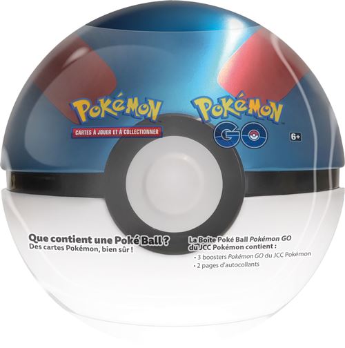 Cartes à collectionner Pokémon Pokeball Tin 3 Boosters