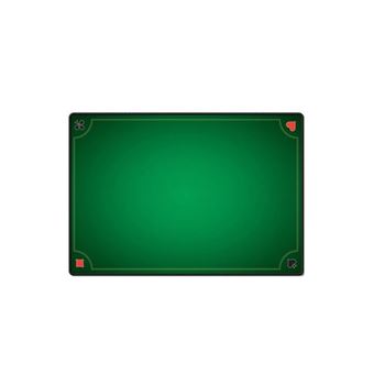 1 tapis de jeux epais 40 x 60 cm carte poker belote guinche luxe