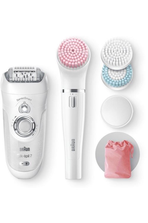 Epilateur Électrique Braun Silk Epil Ses7/775 Blanc