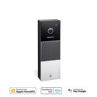 Netatmo Smart Video Türklingel schwarz-weiß - 1