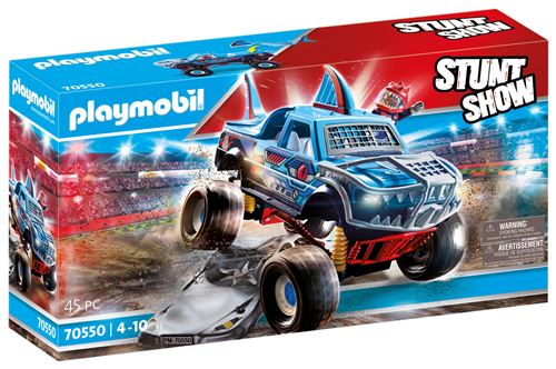 Playmobil Stuntshow 70550 Stuntshow Monster Truck Cascade Requin