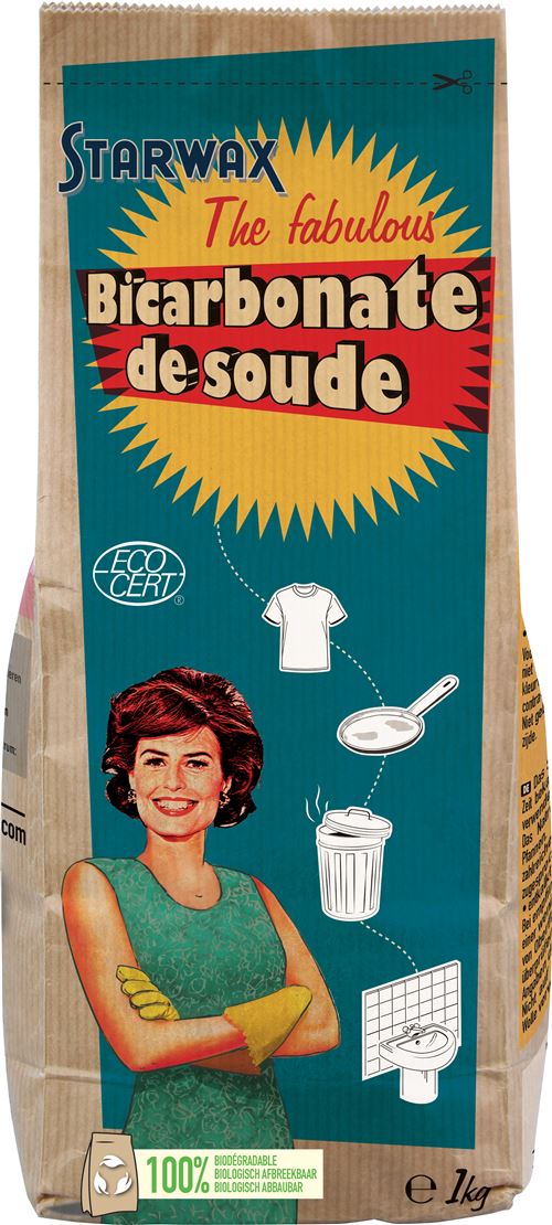 Bicarbonate de soude Starwax The fabulous 1Kg