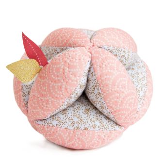 Balle Sensorielle Doudou et Compagnie avec hochet Lapin De Sucre Modèle aléatoire