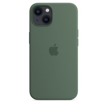 Coque en silicone avec MagSafe pour iPhone 13 Eucalyptus