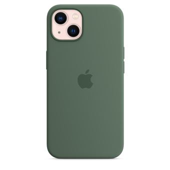 Coque en silicone avec MagSafe pour iPhone 13 Eucalyptus