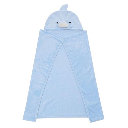 Plaid à capuche Miniso Pingouin Bleu