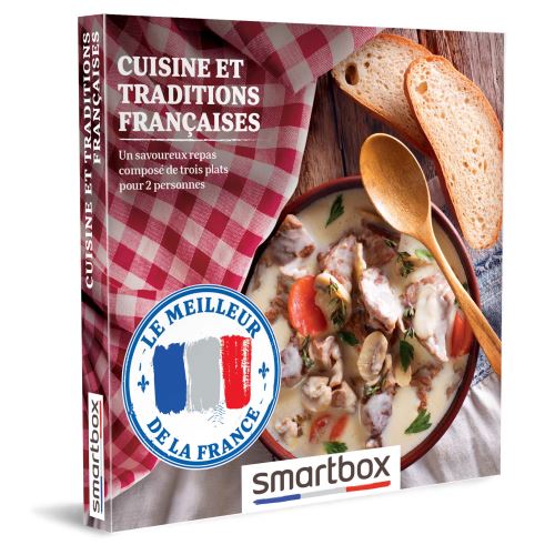 Coffret cadeau Smartbox Cuisine et traditions françaises
