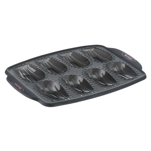 Moule En Silicone Tefal 10 Cannelés Crispybake Cakefactory