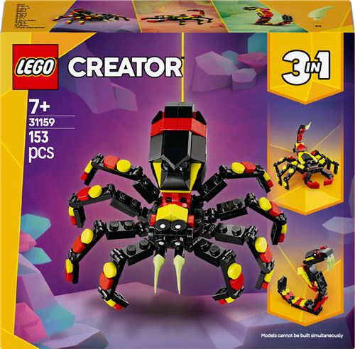 Lego 3 en 1 Animaux Sauvages: 'araignée Surprenante 31159 Lego La Boite - vue 5