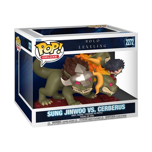 Figurine Funko Pop Animation Solo Leveling Sung Jinwoo vs. Cerberus