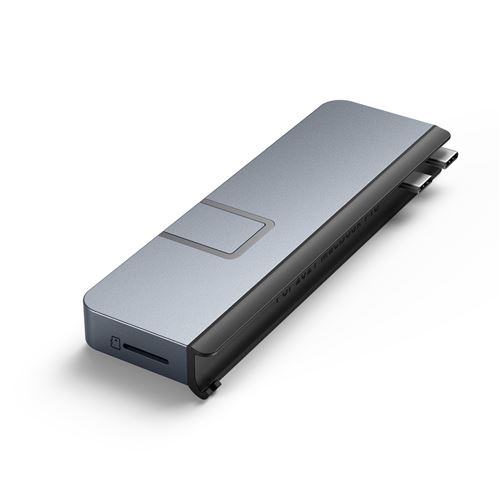 Hub USB 7-en-2 HyperDrive Duo Pro HD575-GRAY pour Apple MacBook Air et MacBook Pro Gris Sideral