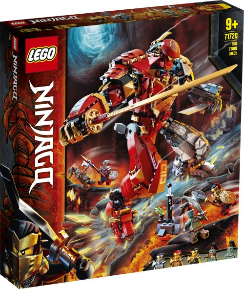 Lego-Le Robot De Feu et De Pierre Ninjago Jeux De Construction, 71720, Multicolore