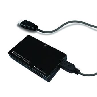 Lecteur de cartes It Works USB 2.0 Noir - Montage et connectique