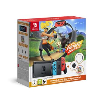 Pack Nintendo Switch Ring Fit Adventure Edition Limitée Rouge et