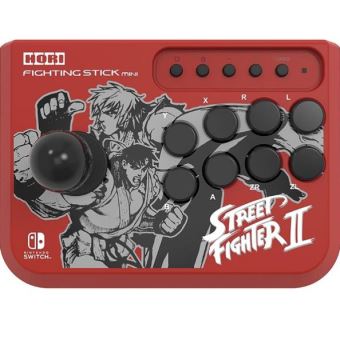 Manette Fighting Stick Hori Mini Street Fighter Ryu pour Nintendo Switch