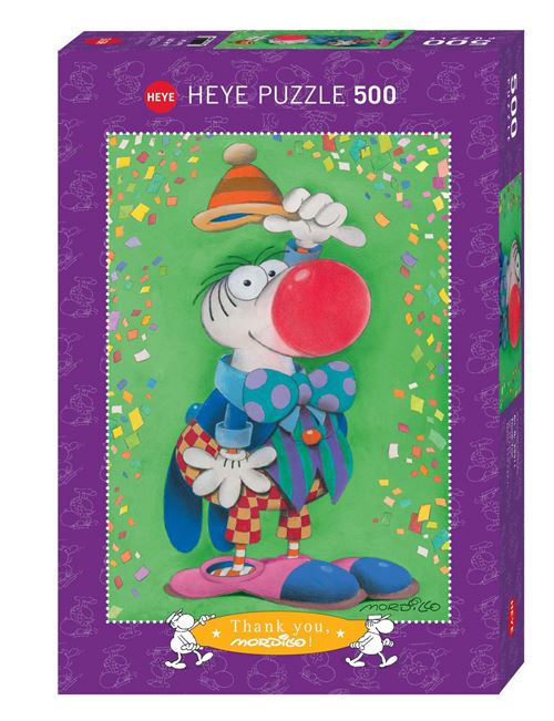 Puzzle 500 pièces Heye Thank you Mordillo