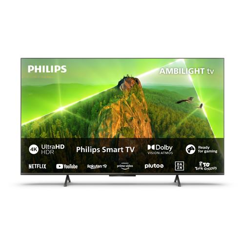 TV Led Philips 65Pus8108 164 Cm 4K UHD Smart TV Chrome Satiné