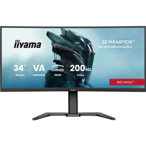 Ecran PC Gamer Iiyama G-Master Red Eagle 34 pouces incurvé UWQHD 200 Hz - Image 5