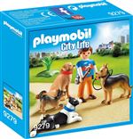 Playmobil City Life La pension des animaux 9279 Entraîneur et chiens