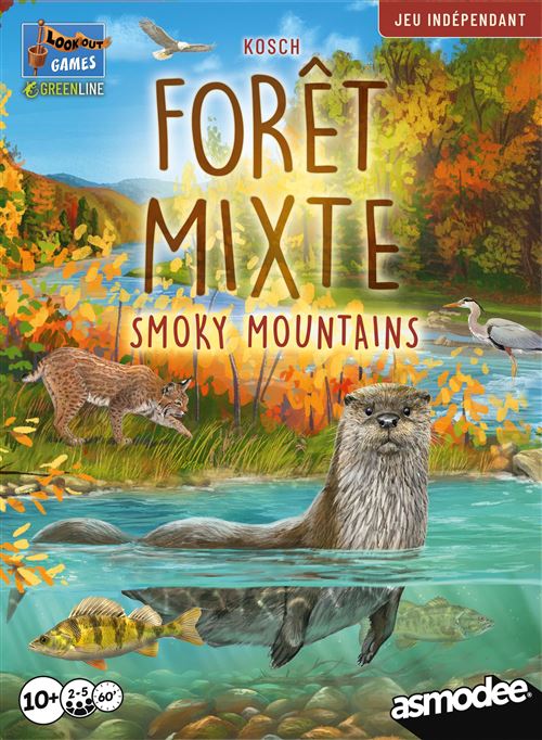 Jeu de stratégie Asmodee Forêt Mixte Smoky Mountains