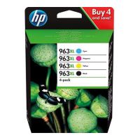 Pack de 4 cartouches d'encre HP 963XL Cyan, Magenta, Jaune, Noir