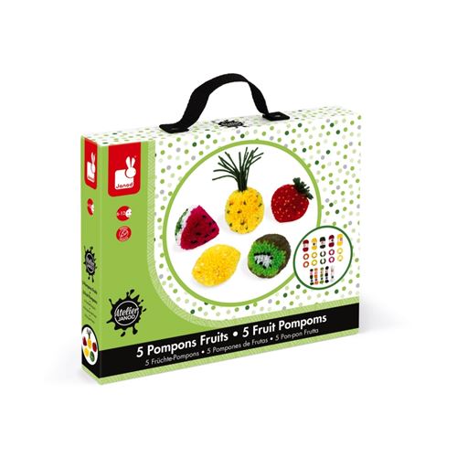 Kit créatif Janod Pompons Fruits