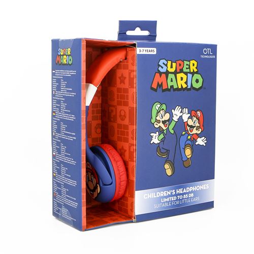 Casque Audio Kidsafe OTL Super Mario – Limitation Volume 85dB, Filaire - vue 8