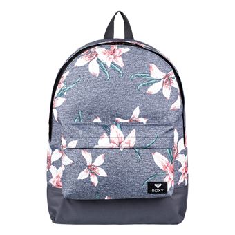 Sac a dos femme Roxy Sugar Baby 16 L Gris et Rose Sac a dos a la Fnac