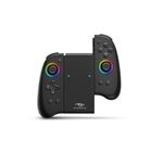 Manette Joycon RGB Power data Ibroz pour Nintendo Switch et Nintendo Switch OLED Noir