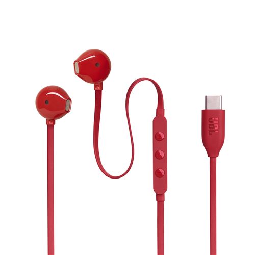 Ecouteurs intra-auriculaires filaire JBL Tune 305C Rouge