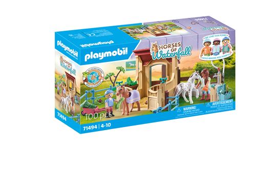 Playmobil Horses Of Waterfall 71494 Cavalières Avec Box Et Poneys