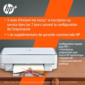 HP Envy 6010e Imprimante Jet d'encre Multifonction - Recto-verso