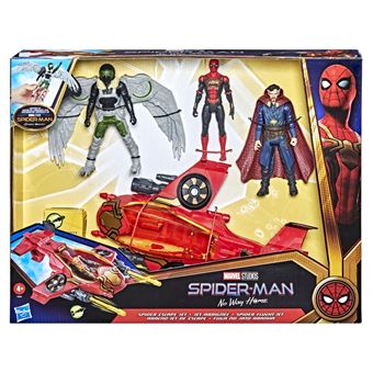 Pack de 3 figurines articulées avec véhicule jet araignée Spiderman 3  Marvel - Figurine de collection - Achat & prix
