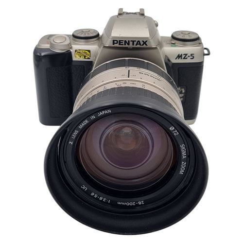 Appareil photo reflex Pentax MZ-5 28-200mm f3.8-5.6 UC Argent Reconditionné