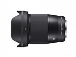 Objectif hybride Sigma 16mm f/1.4 DC DN Contemporary noir pour Fuji X