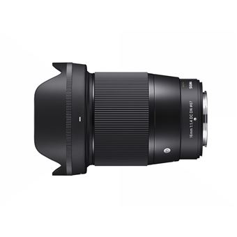 Objectif hybride Sigma 16mm f/1.4 DC DN Contemporary noir pour Fuji X