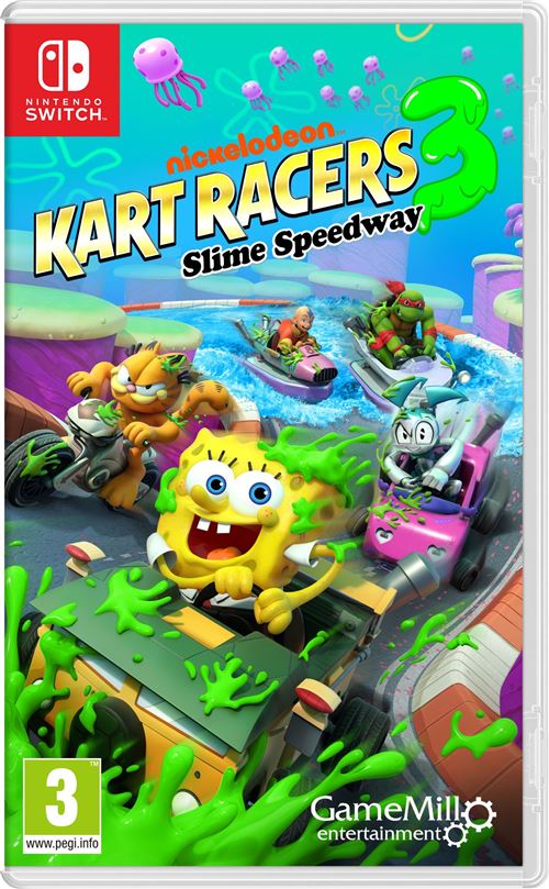 Nintendo Switch Just For Games Nickelodeon Kart Racers 3 Slime Speedway