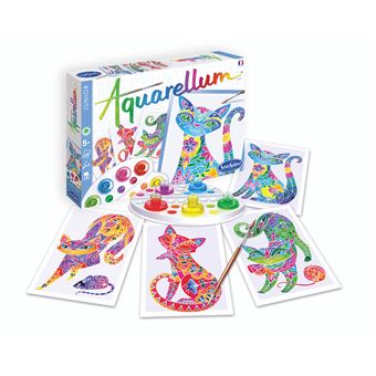 Dessin et coloriage enfant Aquarellum Junior Chats