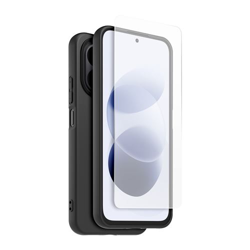 Pack arrière semi rigide et Protège écran en verre trempé pour Xiaomi Redmi Note 17 4G et 5G