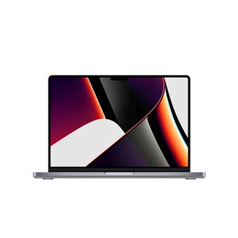 Ordinateur portable Apple MacBook Pro 14' 512 Go SSD 16 Go RAM Puce M1 PRO  CPU 8 cours GPU 14 cours Gris sidéral Nouveau - DARTY Guyane