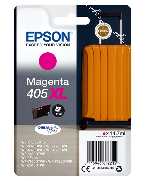 Cartouche d'encre Epson Valise magenta XL