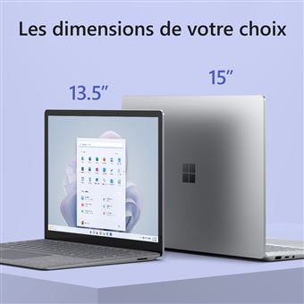 PC Portable Microsoft Surface Laptop 5 15'' Ecran tactile Intel