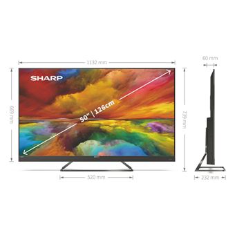 TV Sharp 50EQ3EA 126 cm 4K UHD Android TV Noir