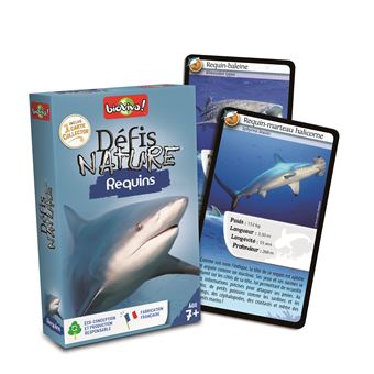 Jeu de défis Bioviva Défis Nature Requins