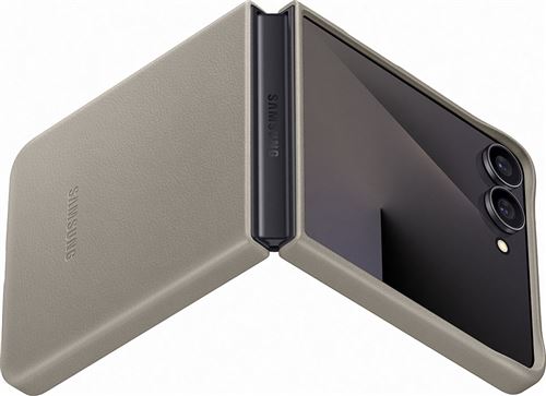 Coque premium Taupe pour Samsung Galaxy Z Flip 7