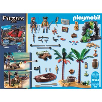 Playmobil Pirates 70962 Ilôt des pirates