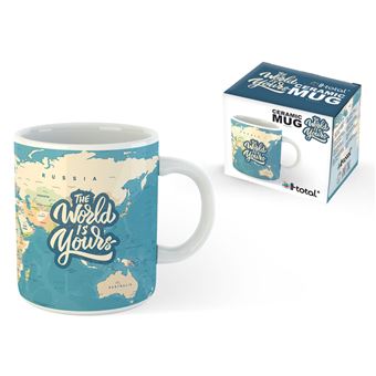 Tasse en céramique Itotal The World Is Yours XL1850 295 ml